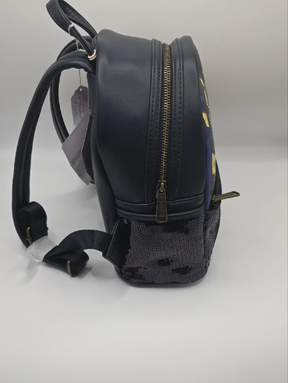 Loungefly Black Sequin Mini Backpack-Harry Potter Diagon  Alley